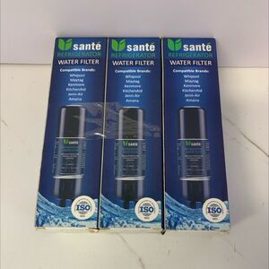 3‎ Pack | Sante Refrigerator Water Filter - KENMORE 46-9930, Maytag, Universal